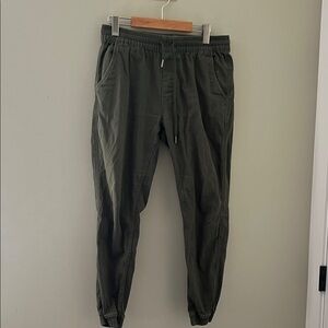 Fair Play Moto Pants in Olive Green